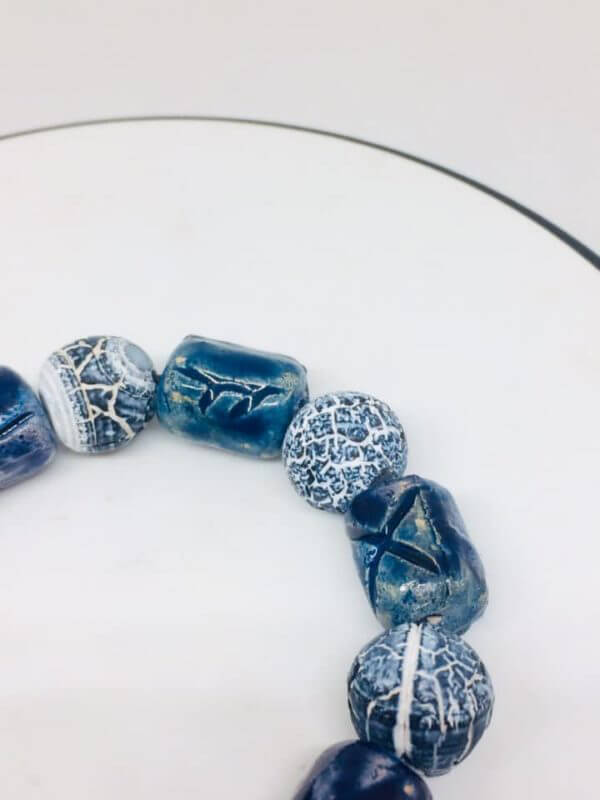 Bracciale Rune in ceramica - immagine 4