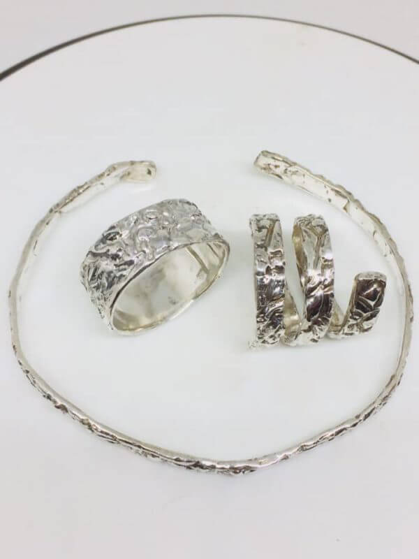 Anelli in Argento925 martellati di brutto! Amorevolmente pero' - immagine 2