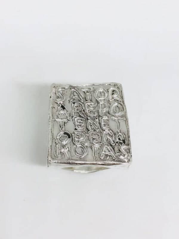 Anello in Argento925 "Quadrato Magico" - immagine 3