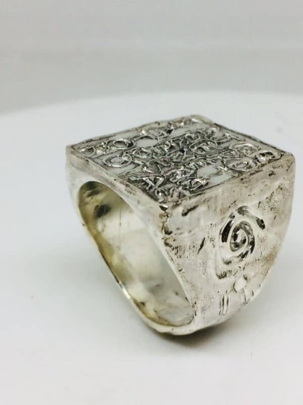 Anello in Argento925 "Quadrato Magico" - immagine 2
