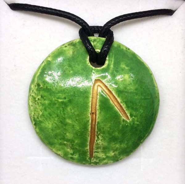 Runa in ceramica "Laguz"