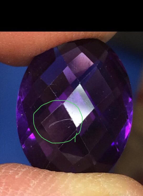 Anello in Argento 925 con Ametista sfaccettata - immagine 4