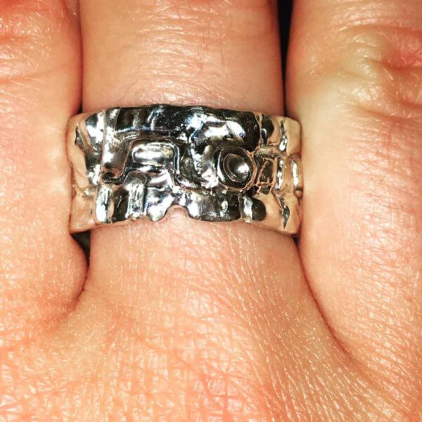Anello in Argento 925 con nome inciso