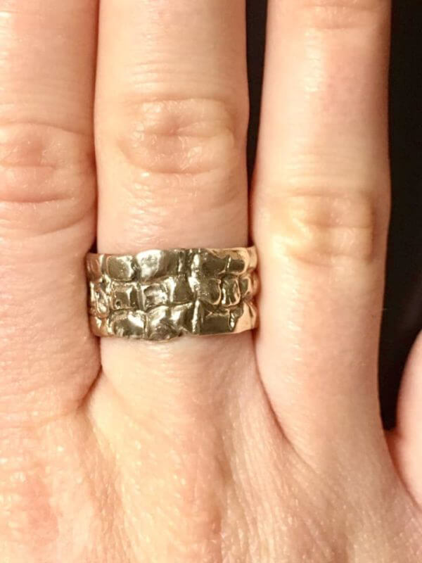 Anello in Argento 925 con nome inciso - immagine 3
