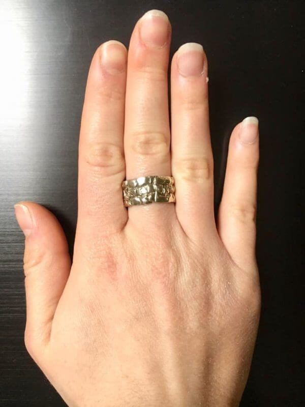 Anello in Argento 925 con nome inciso - immagine 5