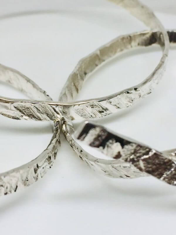 Bracciale in Argento 925 martellato...Amorevolmente pero'... - immagine 8