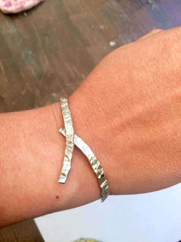 Bracciale in Argento 925 martellato...Amorevolmente pero'...