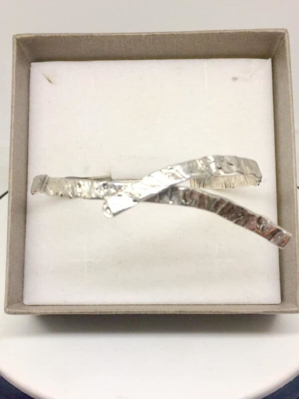 Bracciale in Argento 925 martellato...Amorevolmente pero'... - immagine 4