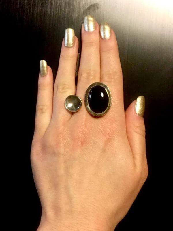 Anello in Bronzo e Onice