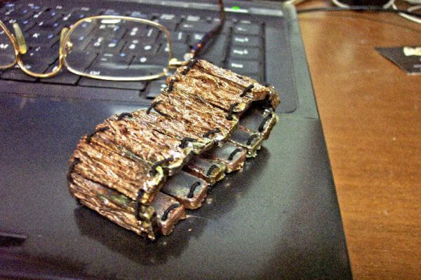 Bracciale in ceramica raku