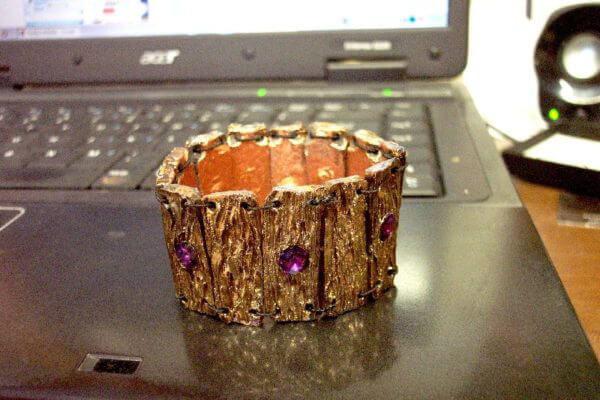 Bracciali in ceramica raku con cristalli Swarovski - immagine 2