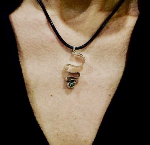 Spirale "Sinuosa" in Argento 925 - immagine 2