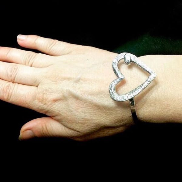 Bracciale in Argento925 "l' Amour non finisce mai di stupire"...