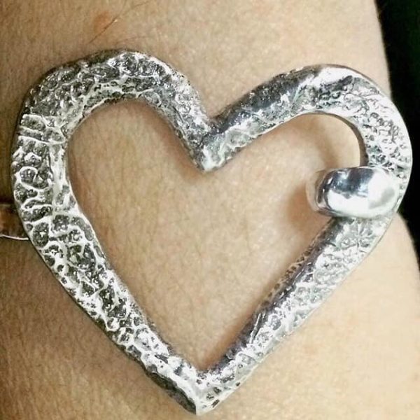Bracciale in Argento925 "l' Amour non finisce mai di stupire"... - immagine 2
