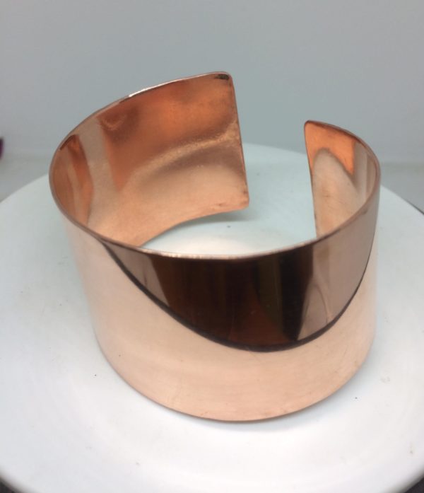 Bracciale in rame lucidissimo - immagine 4