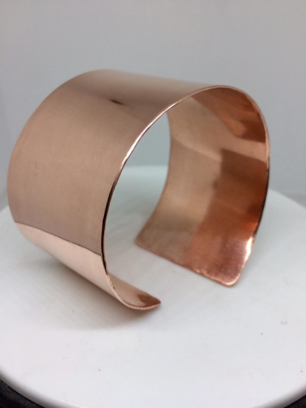 Bracciale in rame lucidissimo - immagine 2