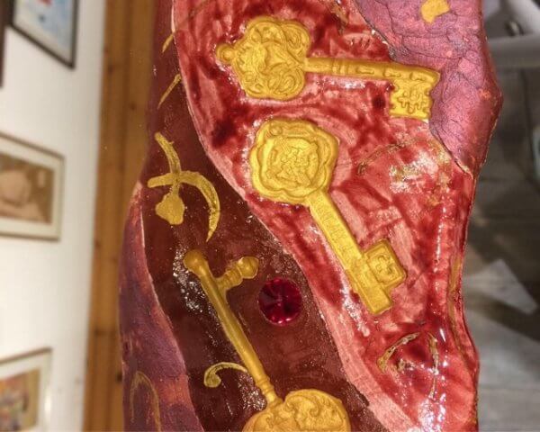 SPECCHIO MAGICO ROSSO 90X70 - immagine 10