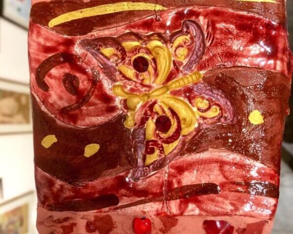SPECCHIO MAGICO ROSSO 90X70 - immagine 7