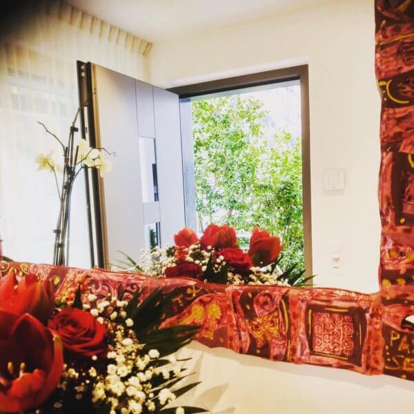 SPECCHIO MAGICO ROSSO 90X70 - immagine 4