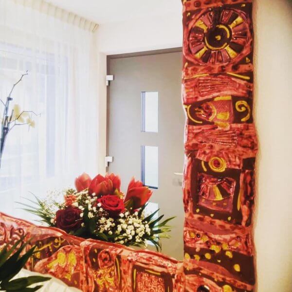 SPECCHIO MAGICO ROSSO 90X70 - immagine 3