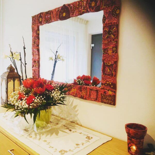 SPECCHIO MAGICO ROSSO 90X70 - immagine 2
