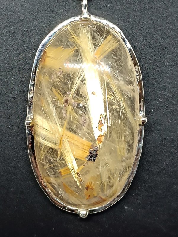 Collana in Argento 925 e Quarzo rutilato - immagine 5