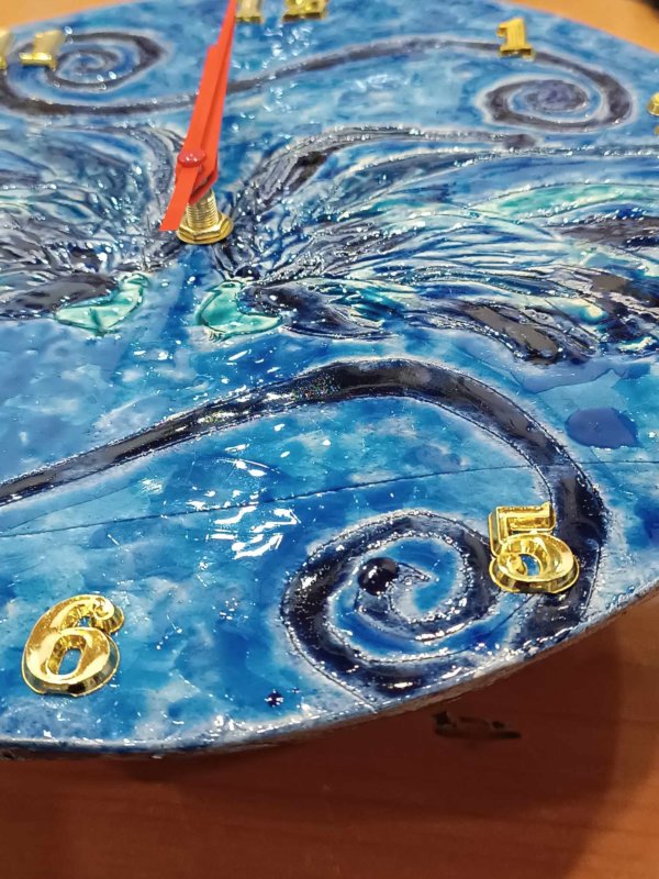Orologio in ceramica, anche colori a richiesta - immagine 4