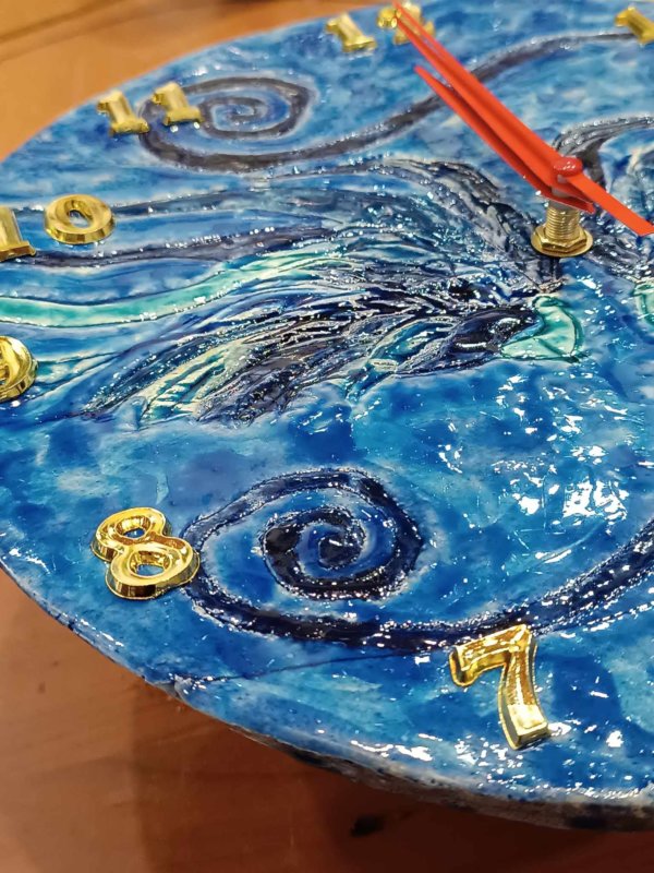 Orologio in ceramica, anche colori a richiesta - immagine 3