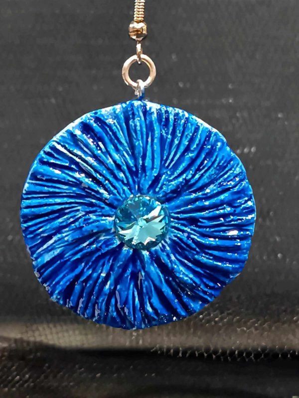 Orecchini in ceramica e swarovski - immagine 5