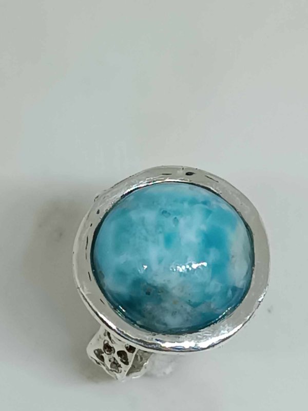 Anello in Argento925 e Larimar. - immagine 2