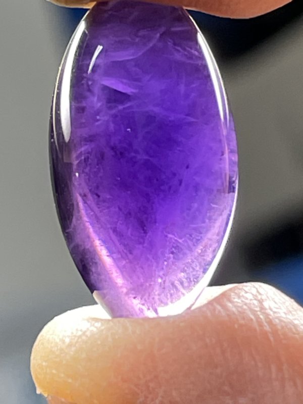 Anello in ottone e ametista, realizzato con la tecnica della fusione con la sabbia misura 11 - immagine 6